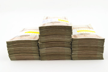 Stacks of banknotes
