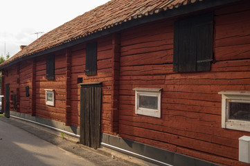 Falu red houses