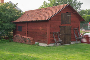 Falu red shed