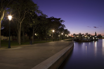 Burano Island At Night,  Italy, a Venice's island