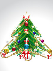 merry christmas tree background