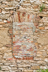 Walled-up window
