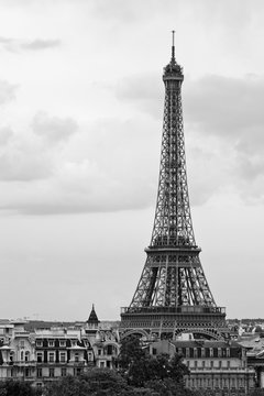 Paris in Black&White Color
