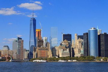 Fototapeta na wymiar Lower Manhattan cityscape, New York, USA