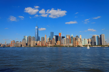 Obraz premium Lower Manhattan cityscape, New York, USA