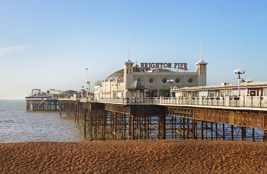 Brighton Pier in Brighton.