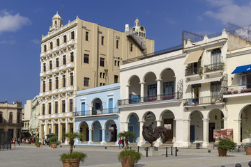 Fototapeta na wymiar Cuba Havanna Plaza Vieja