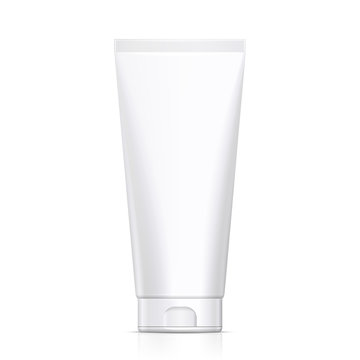recommend clip art: Mock Up Tube Of Cream Or Gel Grayscale White Clean. Products On White Background Isolated. Ready For Your Design. Product Packing. Vector EPS10 