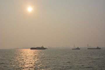 Obraz premium Mumbai smog
