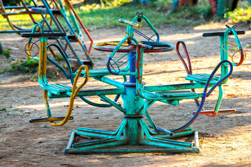 Playground Equipment the carousel