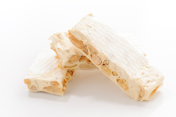 lots of hard nougat