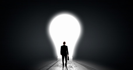 Obraz premium Find great bright idea