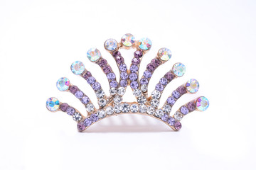 tiara on a white background