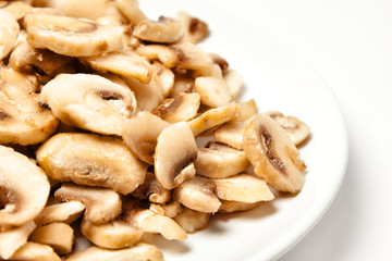 sliced mushrooms