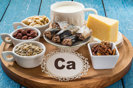 Products containing calcium (Ca)