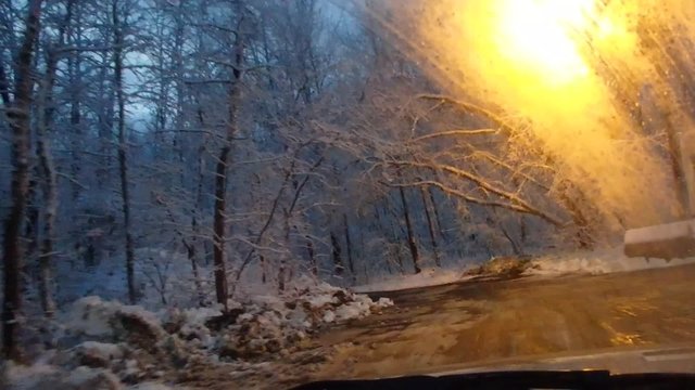 auto en hiver