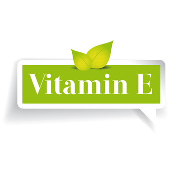 Vitamin E label vector