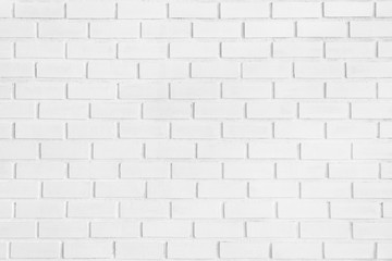 Background of white brick wall in rural room