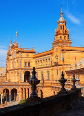 Obraz premium central building at Plaza de Espana