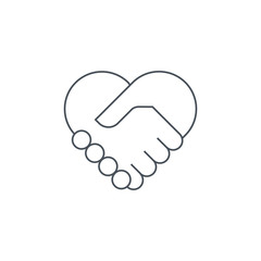 Hand shake icon