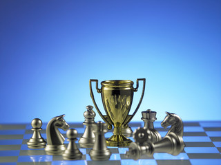Obraz na płótnie Canvas chess champion