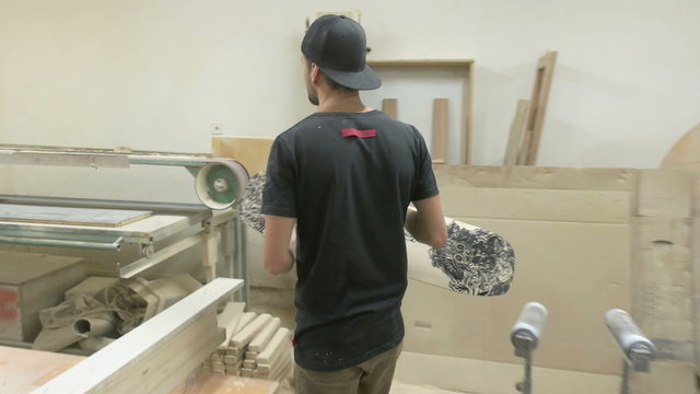 Making of Longboard Deck