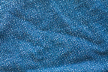Texture of blue jeans