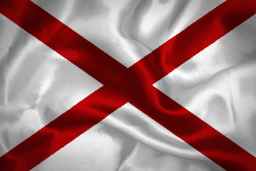 Alabama waving flag