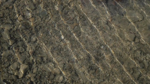 Transparent Sea Water with Ripple Surface