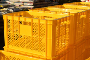 Yellow container box