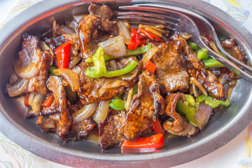 boeuf sauté au gingembre à la chinoise 