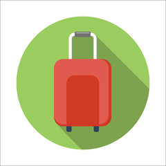 Suitcase flat icon