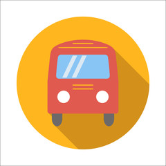 Bus flat icon