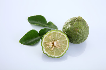 bergamot leaf and lime