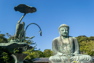 Kamakura Daibutsu or Great Buddha in Japan