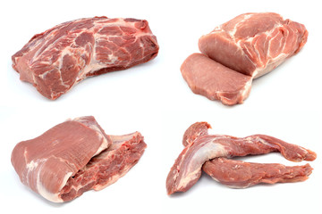 zestaw różnych mięs