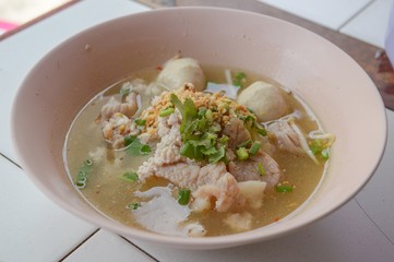 spicy Tomyum Noodles Thailand healthy food