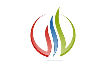 fire connection icon logo