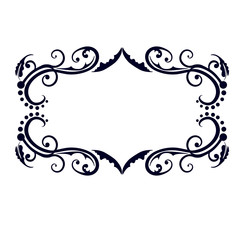 Vector vintage frame.