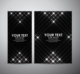 Abstract shining pattern. Brochure business design template or roll up. Vector illustration