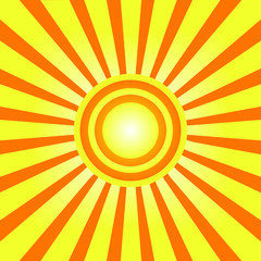 Sunburst Pattern. Radial background

