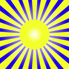 Sunburst Pattern. Radial background
