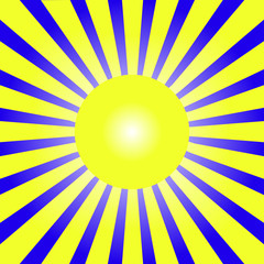Sunburst Pattern. Radial background
