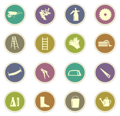 Gardening tools collection