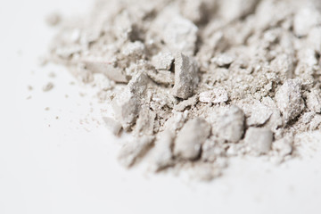 close up of loose eyeshadow or makeup powder