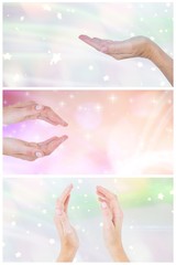 Composite image of close up view of hand 