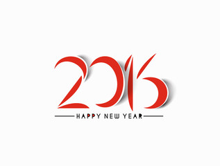 Obraz premium Happy new year 2016