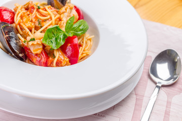 Seafood pasta