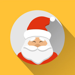 Santa Claus flat style icon