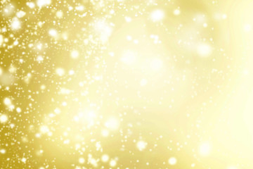Abstract Background with Shimmering lights. Gold and white color